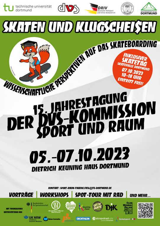15. dvs Jahrestagung der Kommission Sport und Raum Flyer 15. dvs Jahrestagung der Kommission Sport und Raum vom 5.-7.10.2023