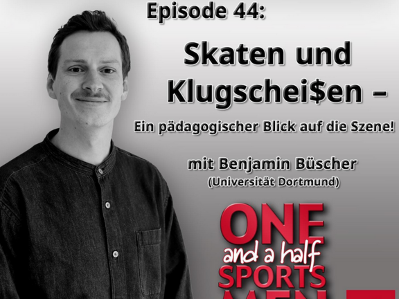 Ben Büscher zu Gast bei "one and a half sportsmen" Titelbild zur Folge 44 des Podcasts "one and a half sportsmen"
