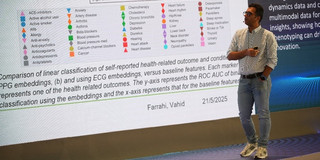 Jun.-Prof. Dr. Vahid Farrahi speaking at STW 2025