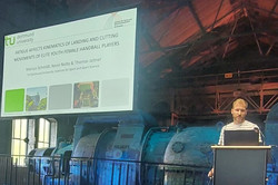 Vortrag zur Ermüdung im Handball von Marcus Schmidt auf der FISU Vortrag zur Ermüdung im Handball von Marcus Schmidt auf der FISU