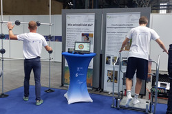 Mitmachangebote mit Posturomed und Fit Light der TU Dortmund auf der FISU
