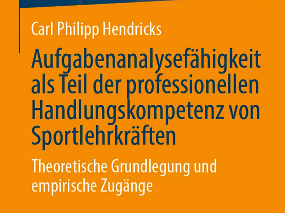 Buchcover zur Aufgabenanalysefähigkeit von Sportlehrkräften