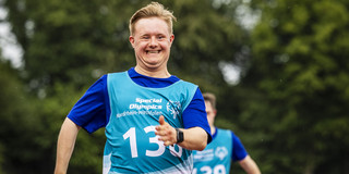 Foto eines Läufers bei den Special Olympics NRW Foto eines Läufers bei den Special Olympics NRW