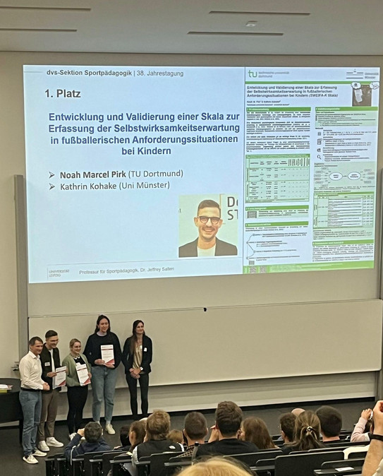 Preisverleihung Poster-Preis der DVS-Tagung