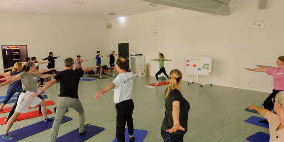 Tag des Schulsports1 Workshop Yoga Übung