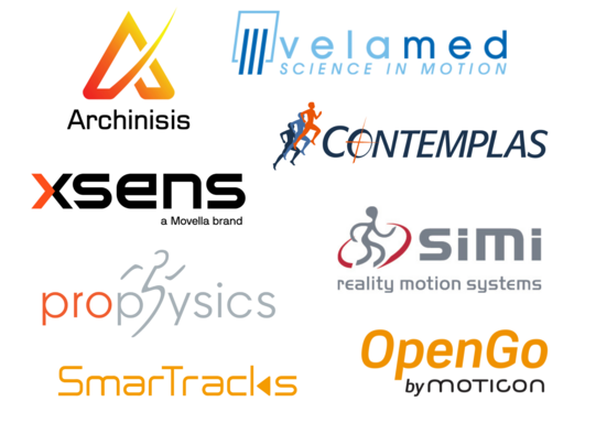 Zu den Sponsoren des Symposiums der Sportinformatik und -technologie 2024 gehören Archinisis, Contemplas, Moticon ReGo, ProPhyics, Simi, SmarTracks und Velamed