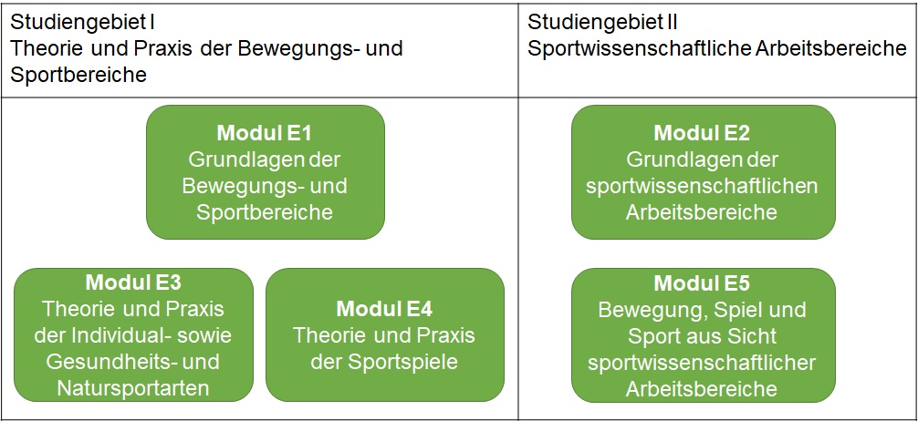 Wahlpflichtfach "Sport" im Studiengang Bachelor of Arts "Erziehungswissenschaften"